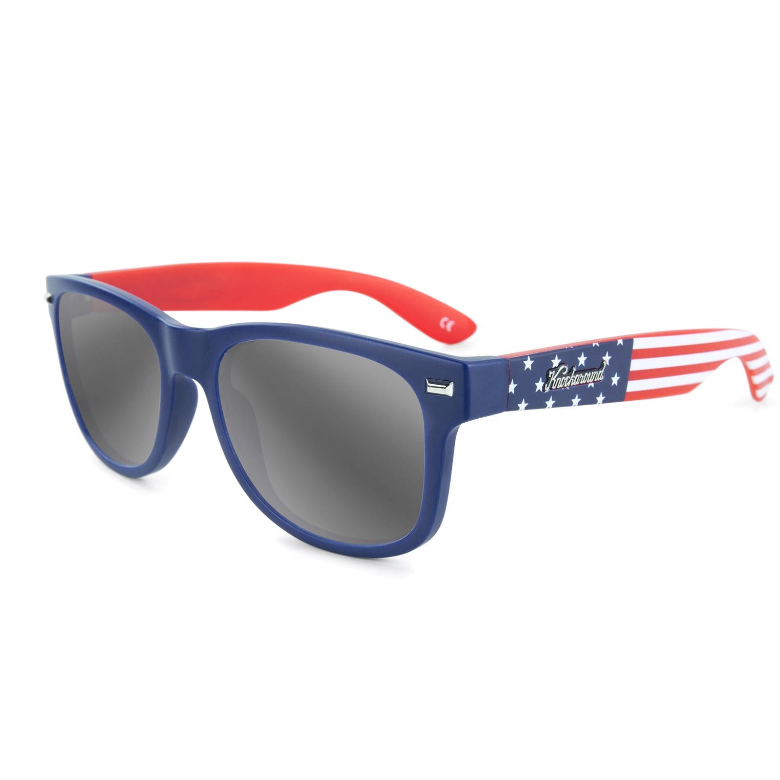 Star Spangled Fort Knocks Prescription Sunglasses with Silver Lens, Flyover