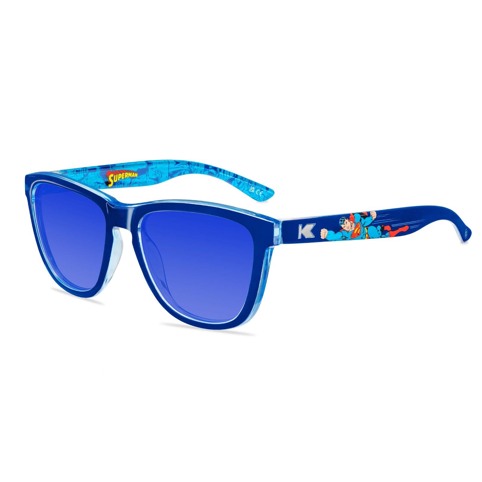 Superman Premiums Prescription Sunglasses with Blue Lens, Flyover