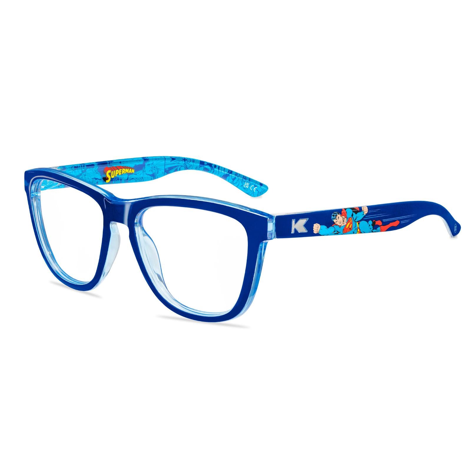 Superman Premiums Prescription Sunglasses with Clear Lens, Flyover