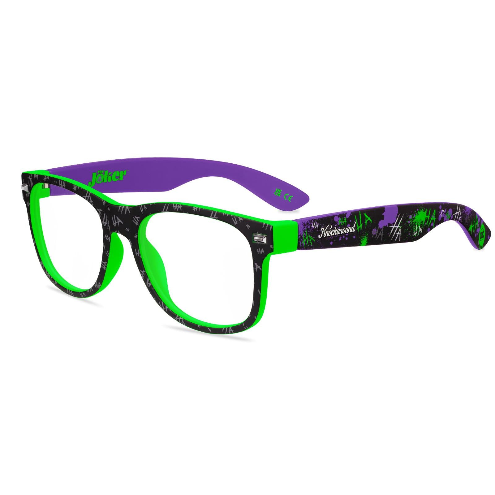 The Joker Fort Knocks Prescription Sunglasses with Clear Lens, Flyover