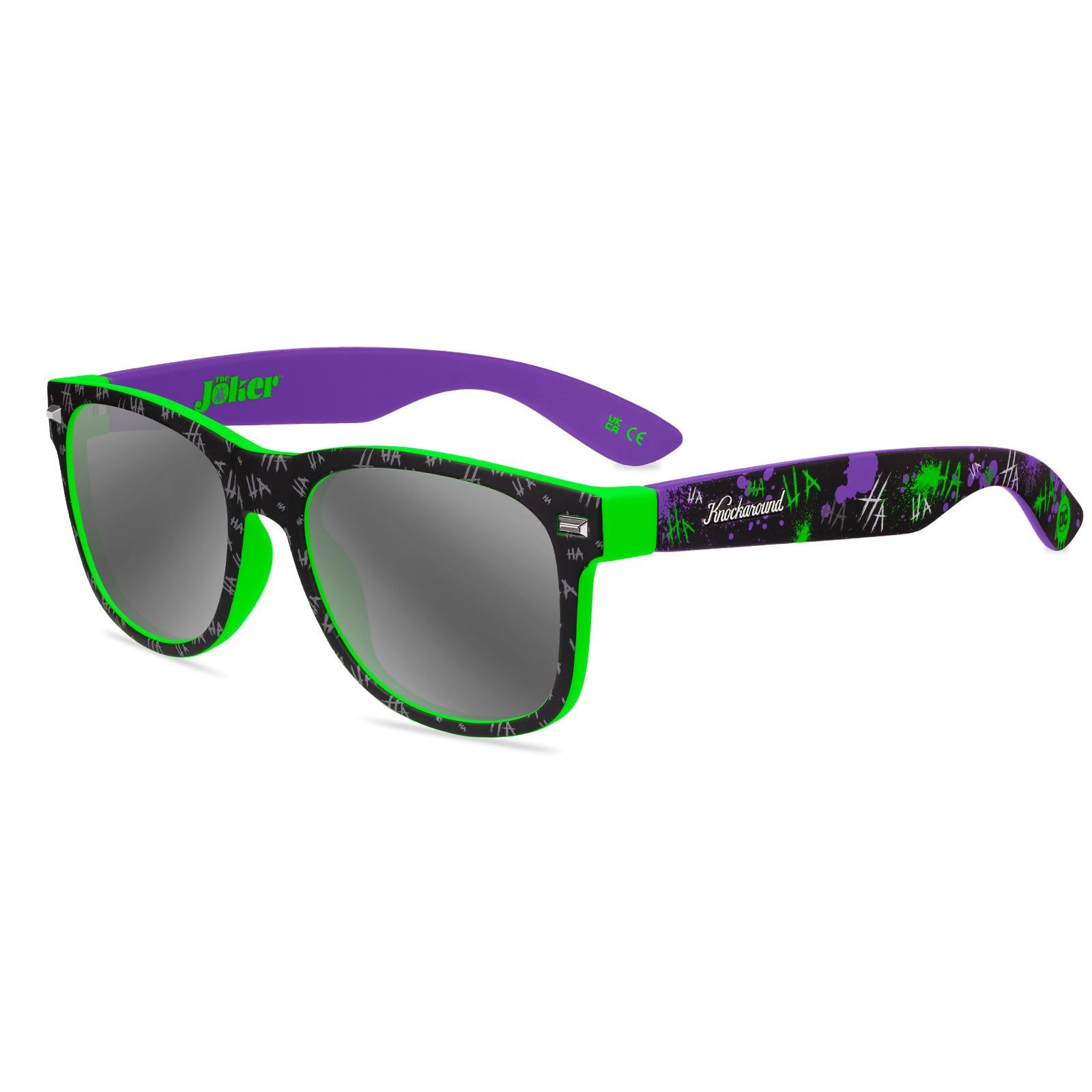 The Joker Fort Knocks Prescription Sunglasses with Silver Lens, Flyover