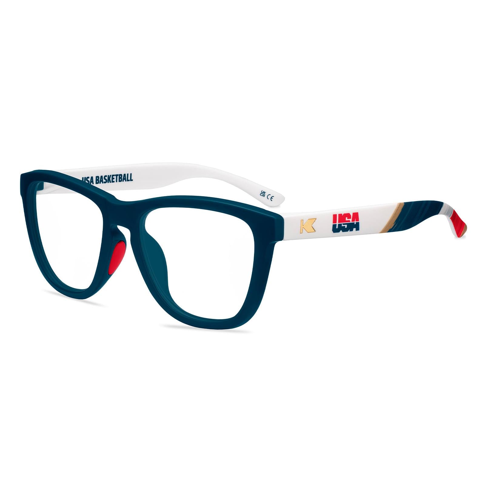 USA Basketball Premiums Sport Prescription Sunglasses with Clear Lens, Flyover