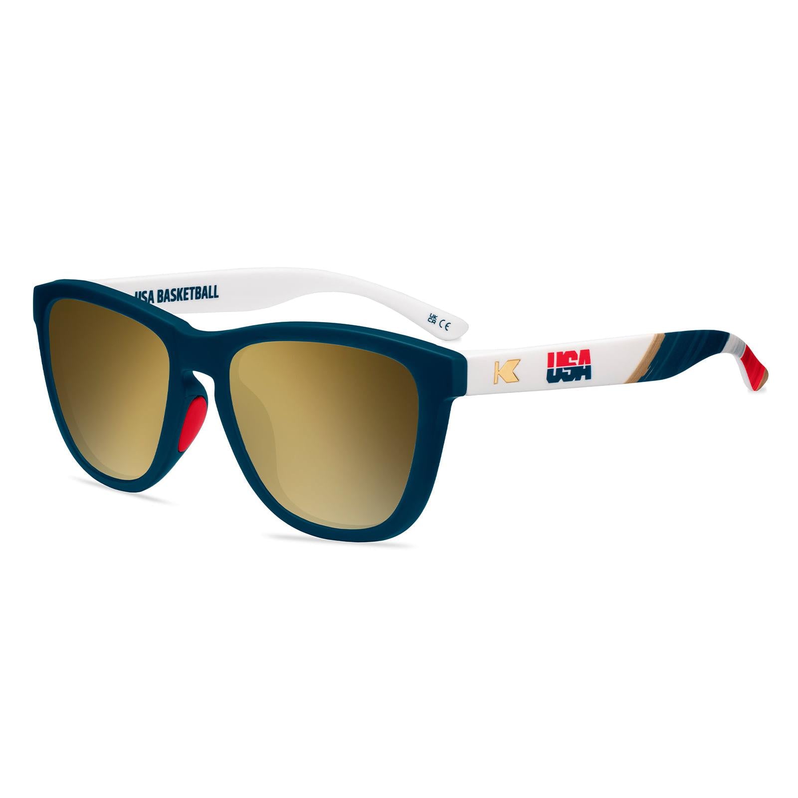 USA Basketball Premiums Sport Prescription Sunglasses with Gold Lens, Flyover