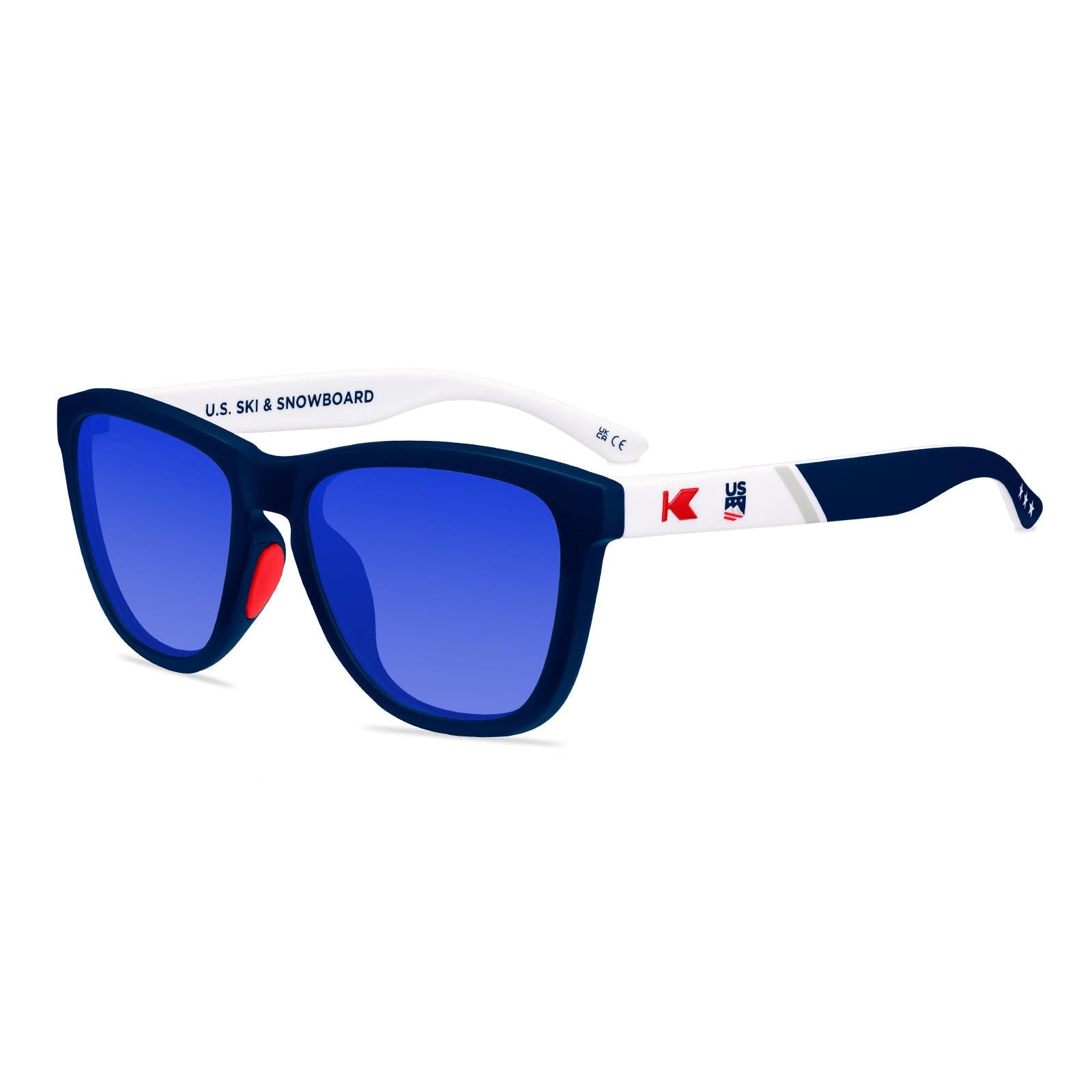 Knockaround and U.S. Ski & Snowboard Premiums Sport Prescription Sunglasses with Blue Lens, Flyover