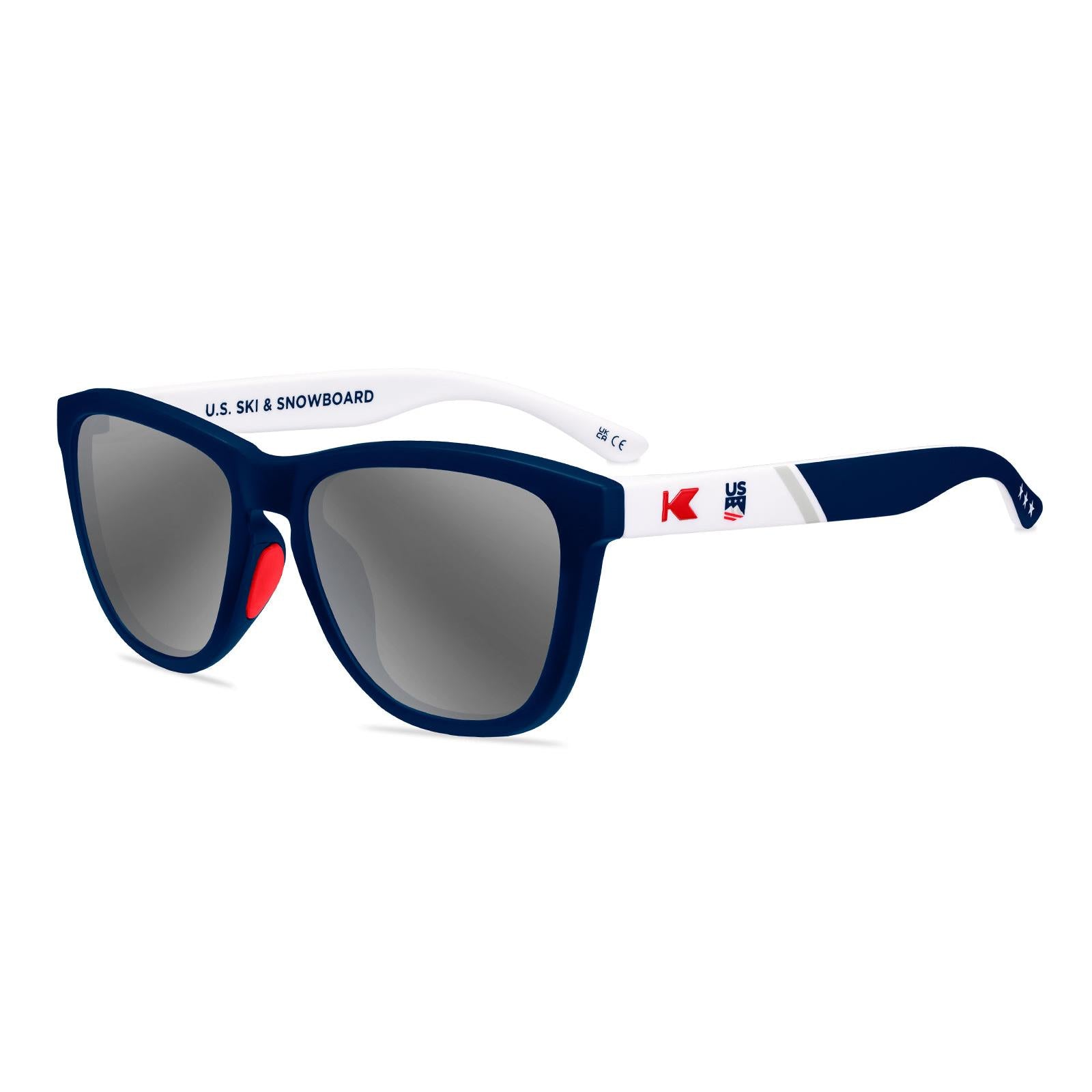 Knockaround and U.S. Ski & Snowboard Premiums Sport Prescription Sunglasses with Silver Lens, Flyover