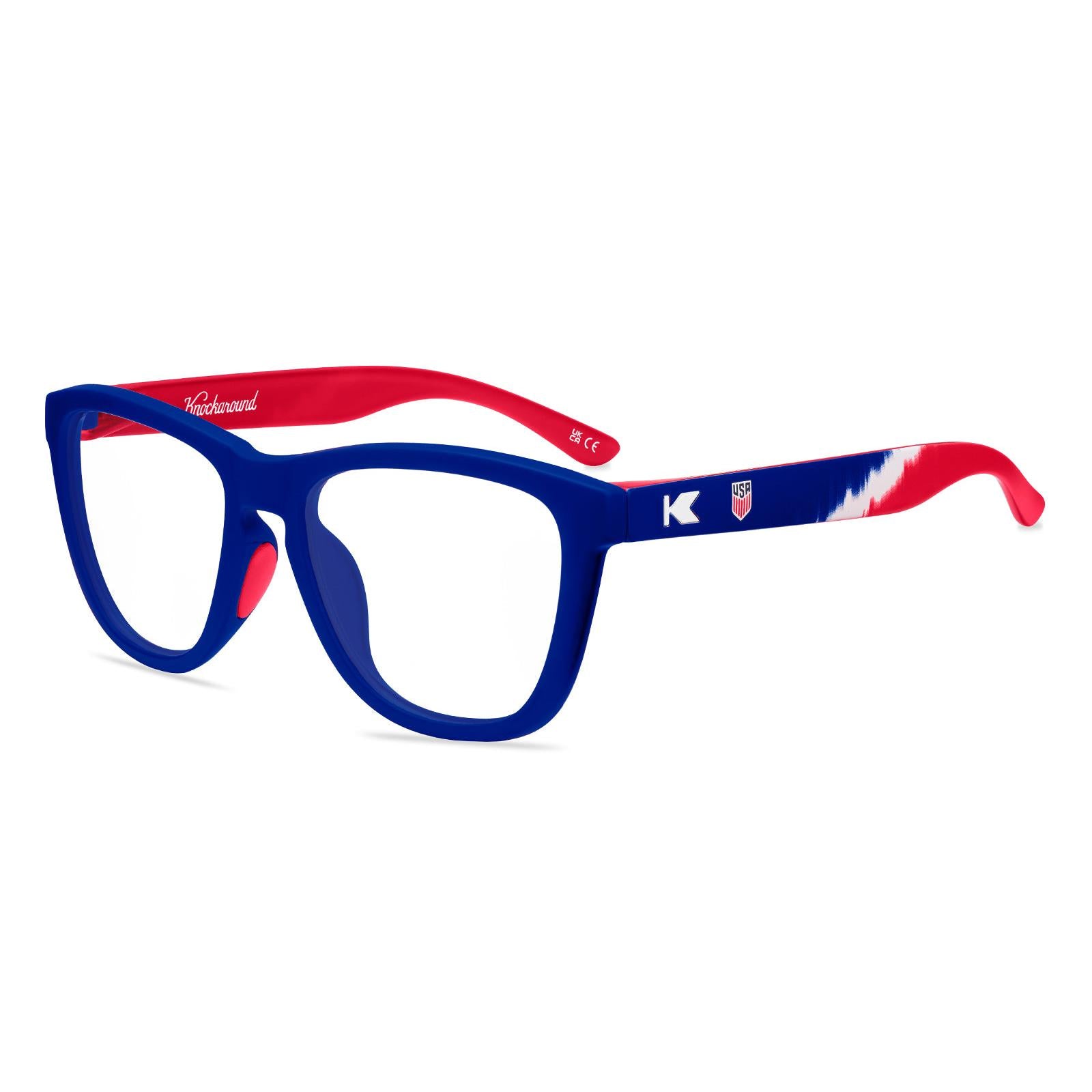 U.S. Soccer 2024 Premiums Sport Prescription Sunglasses with Clear Lens, Flyover