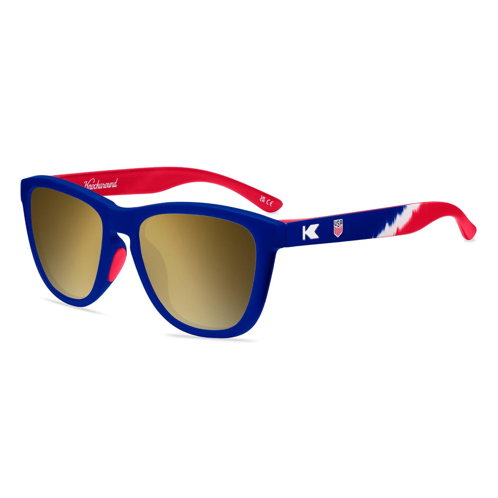 U.S. Soccer 2024 Premiums Sport Prescription Sunglasses with Gold Lens, Flyover