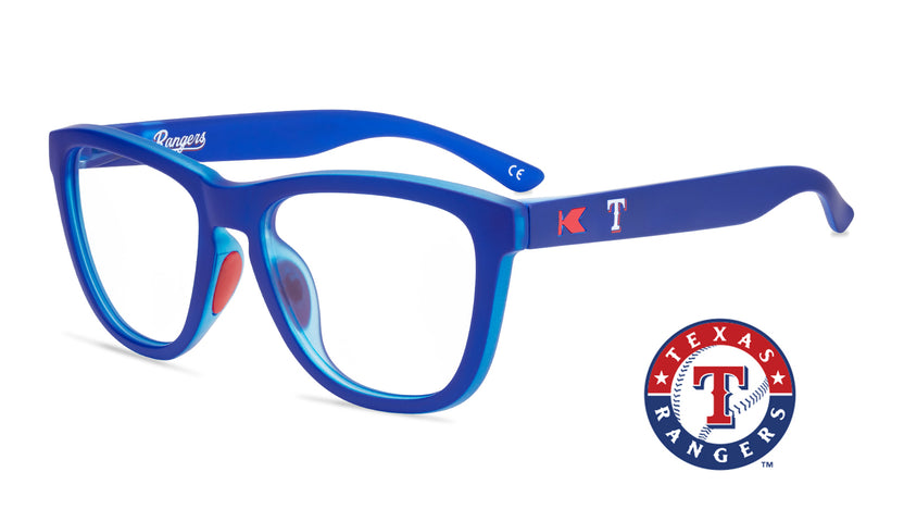 Texas Rangers Premiums Sport Prescription Sunglasses with Clear Lens, Flyover