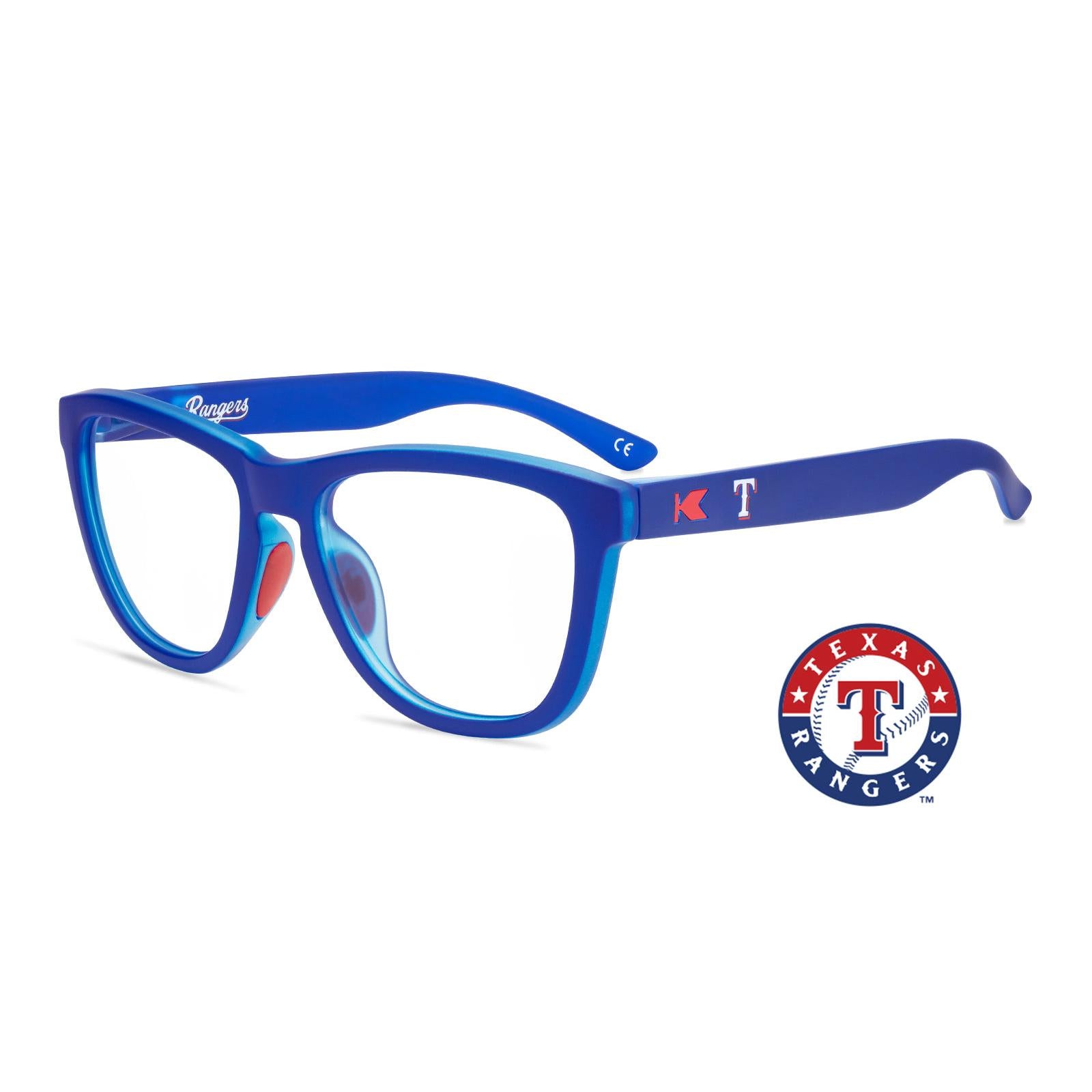 Texas Rangers Premiums Sport Prescription Sunglasses with Clear Lens, Flyover