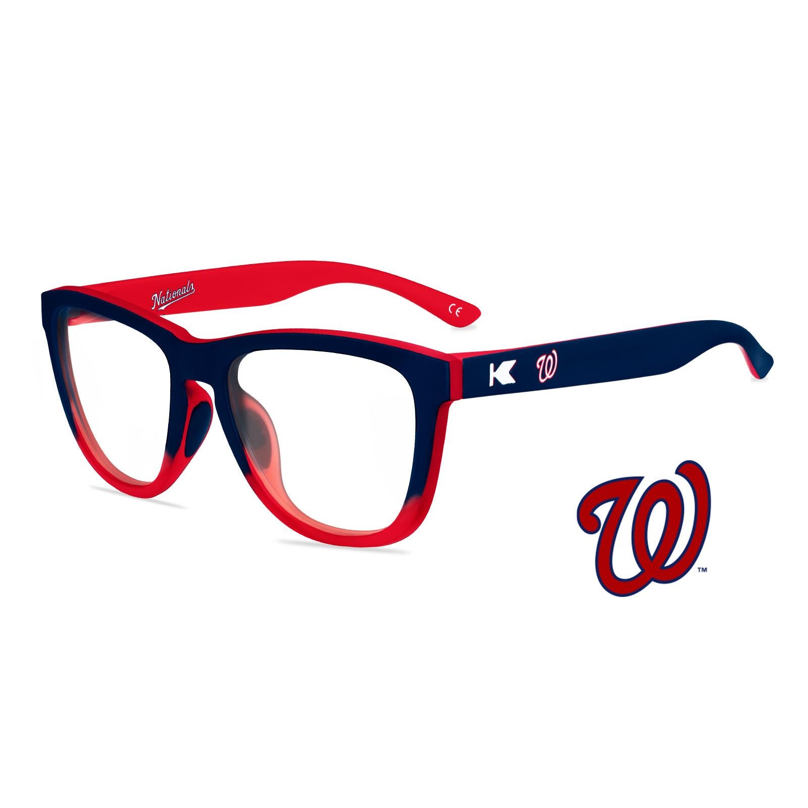 Washington Nationals Premiums Sport Prescription Sunglasses with Clear Lens, Flyover
