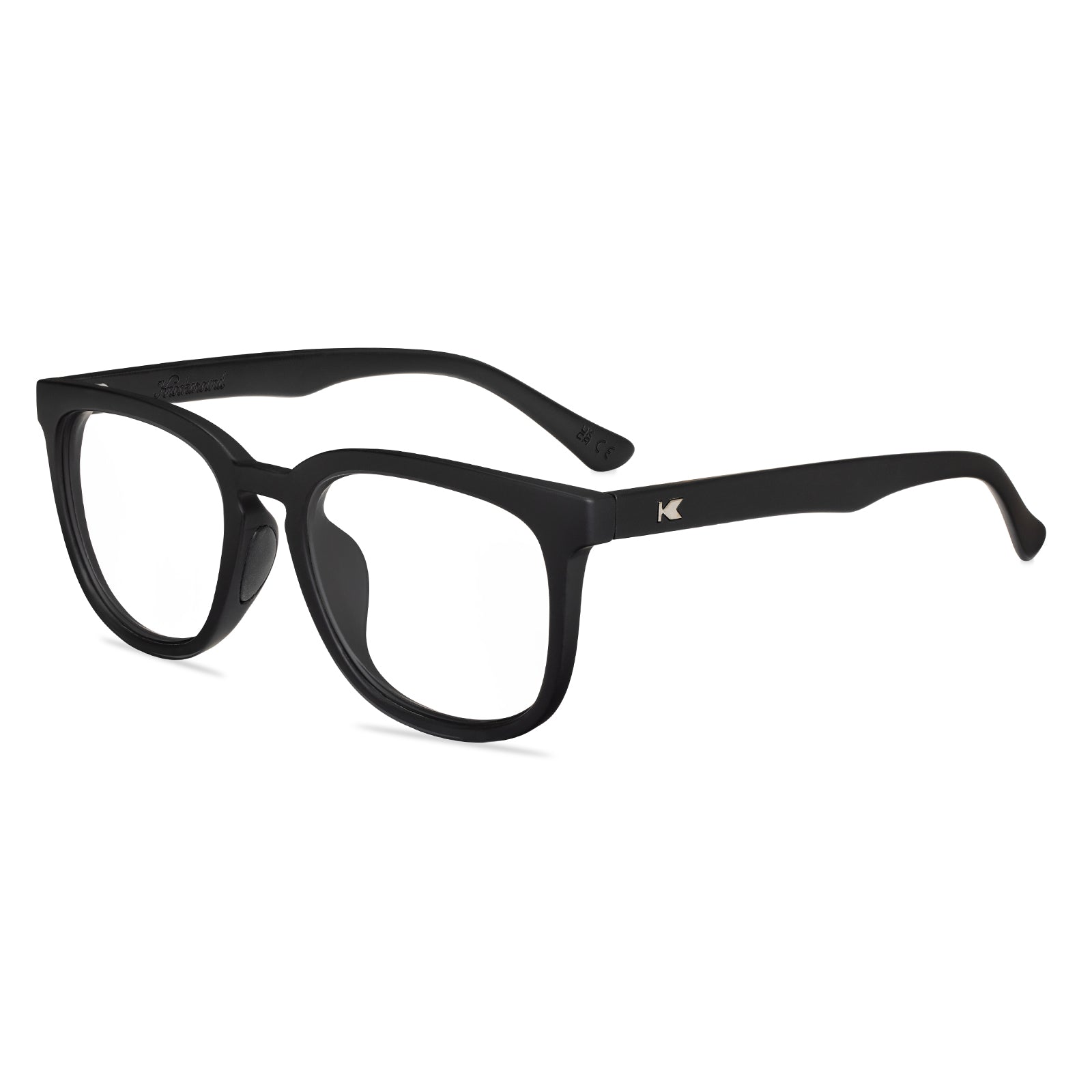Rubberized Midnight Paso Robles Sport Rx with Clear Lenses, Flyover