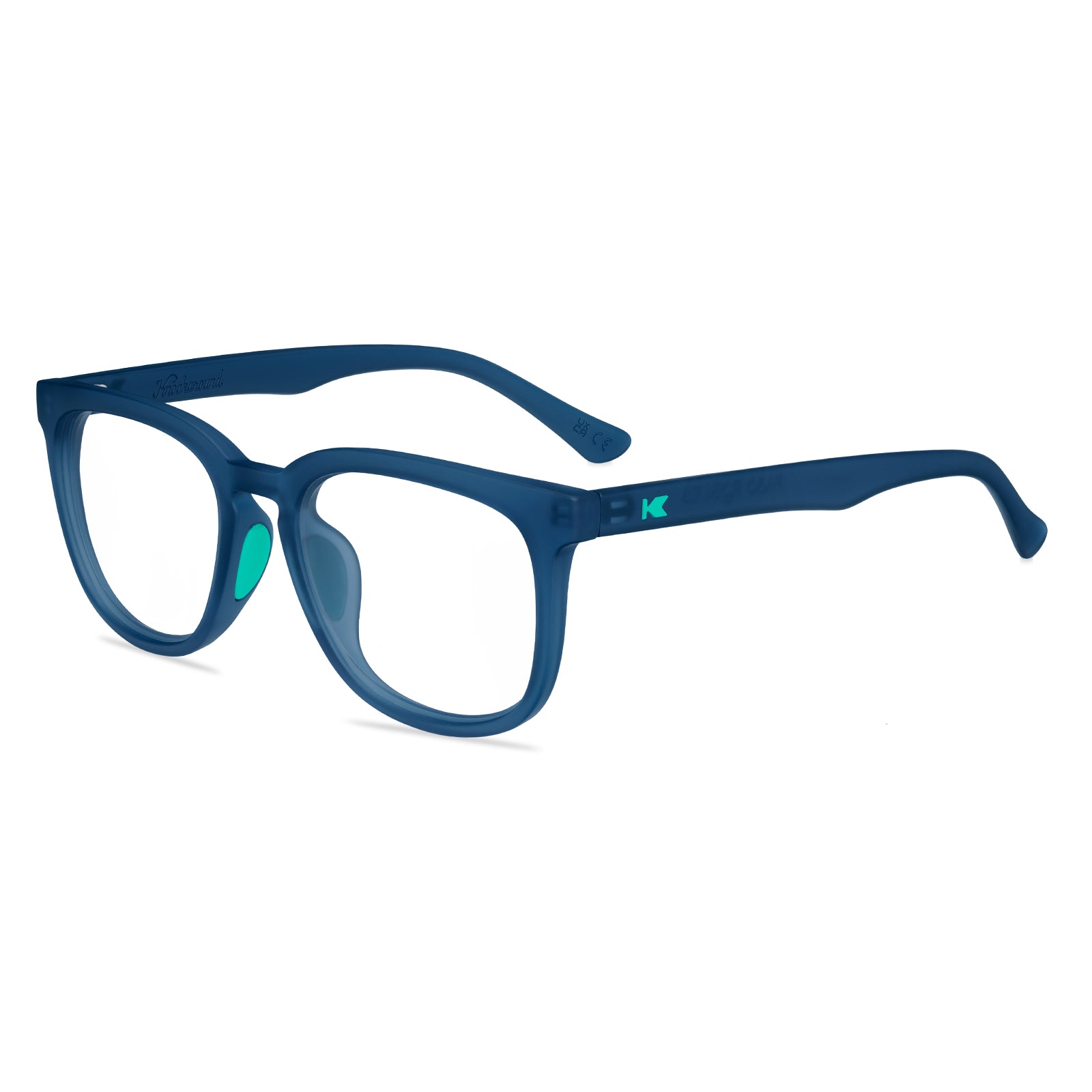 Rubberized Navy / Mint Paso Robles Sport Rx with Clear Lenses, Flyover