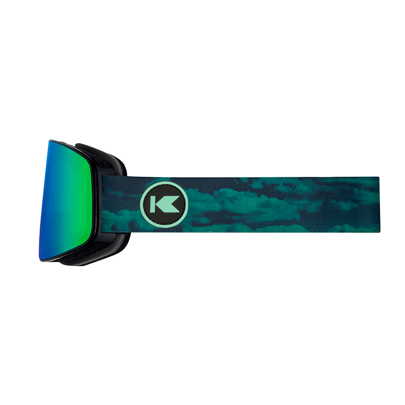 Knockaround Snow Goggles, Green Machine, Side