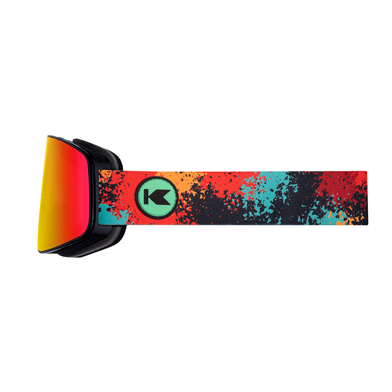 Knockaround Snow Goggles, Hot Tamale, Side