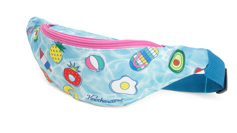 Knockaround Pool Party Hip Pack, Side