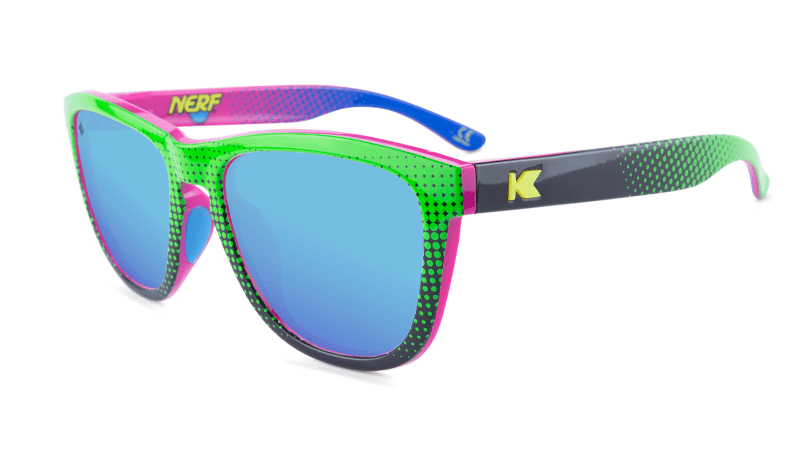 Nerf Premiums Sport Sunglasses Blue Tinted Lenses Knockaround