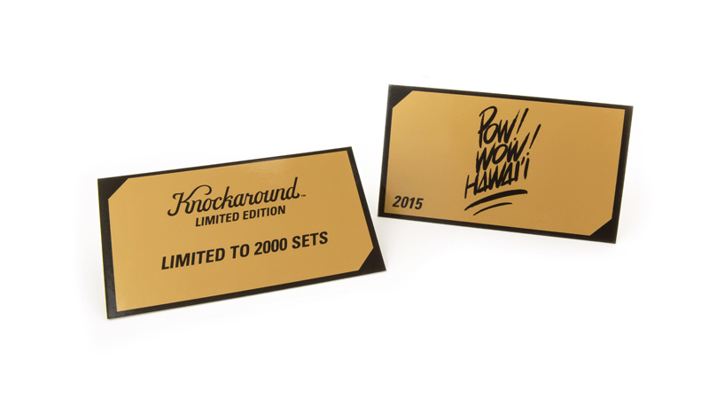 Knockaround POW! WOW! Hawaii III Sunglasses, Insert Card