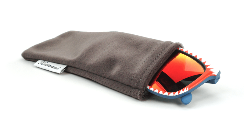 Knockaround Shark Attack Sunglasses, Pouch
