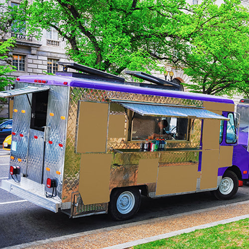 Food truck in the street