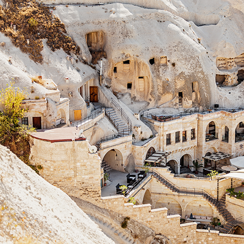 Cave hotels in Turkey