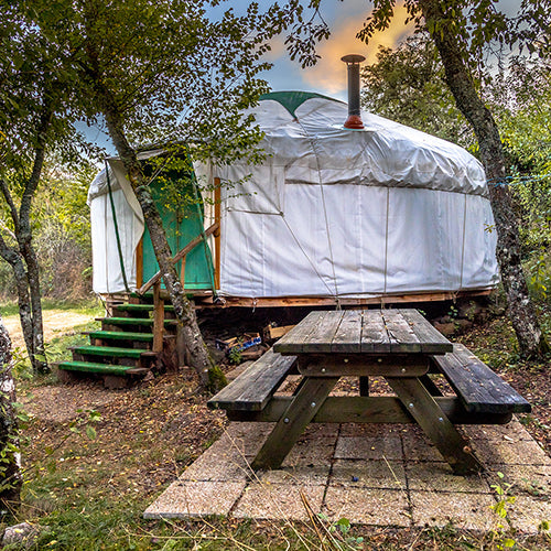 Yurt camping