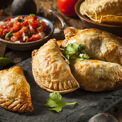 Homemade Stuffed Chicken Empanadas