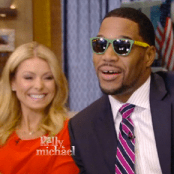 Michael Strahan Wearing Knockaround Sunglasses