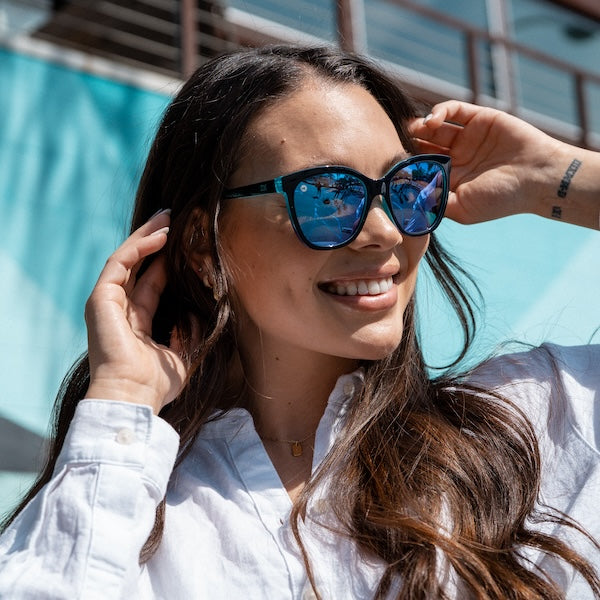 Women wearing Deja Views Sunglasses