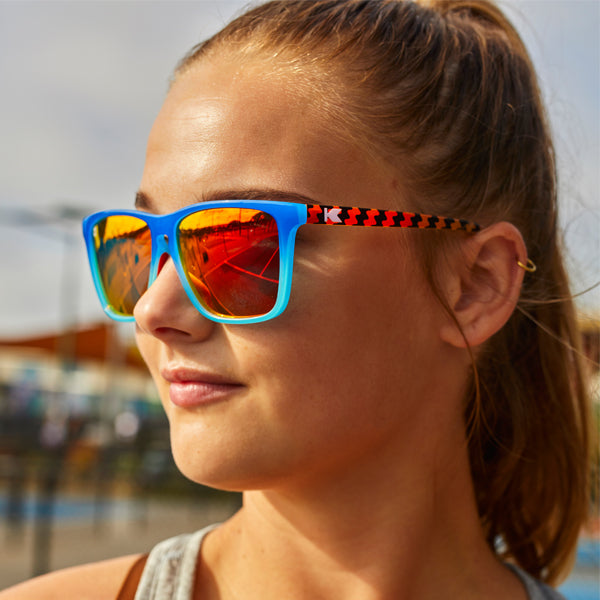 Women wearing Funkwave Fast Lanes Sport Sunglasses