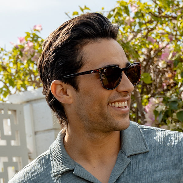 Men wearing Glossy Tortoise Shell / Amber Mai Tais Sunglasses