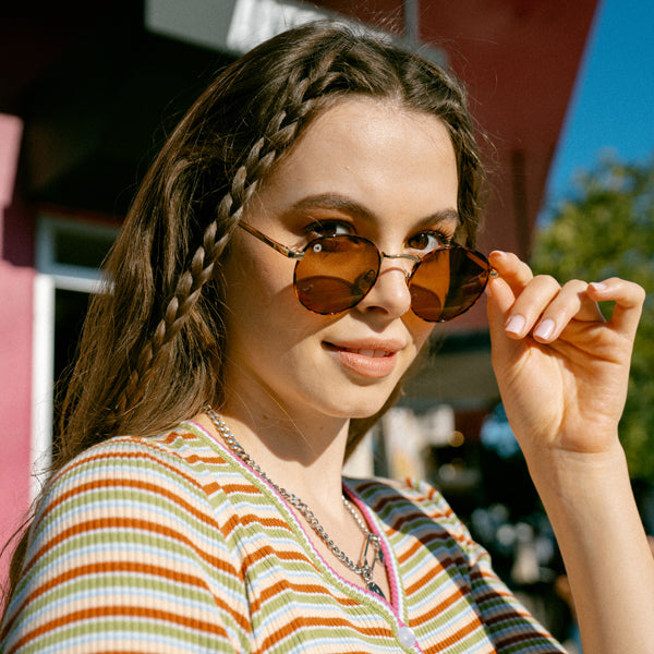 Women wearing No Alibi Love & Haights Sunglasses