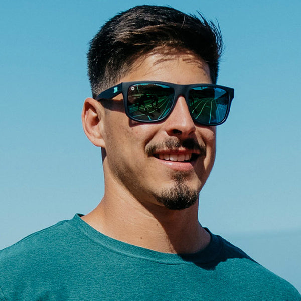 Man wearing Torrey Pines Sport Sunglasses