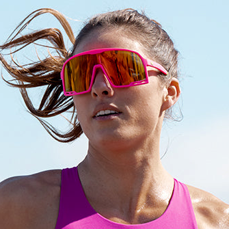 Woman wearing Campeones sunglasses