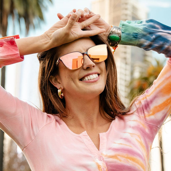 Women wearing Sunburst Cloud Catchers Sunglasses