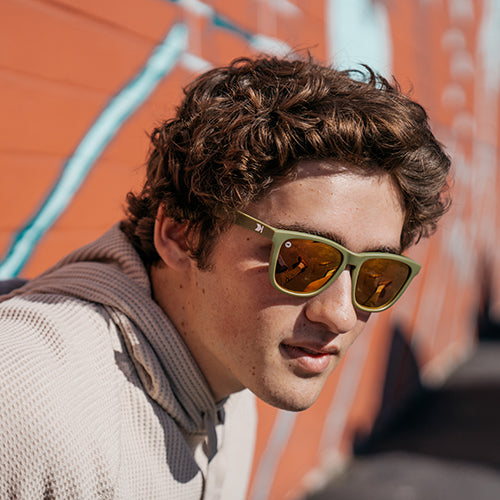 Men wearing Coyote Calls Classics Sunglasses