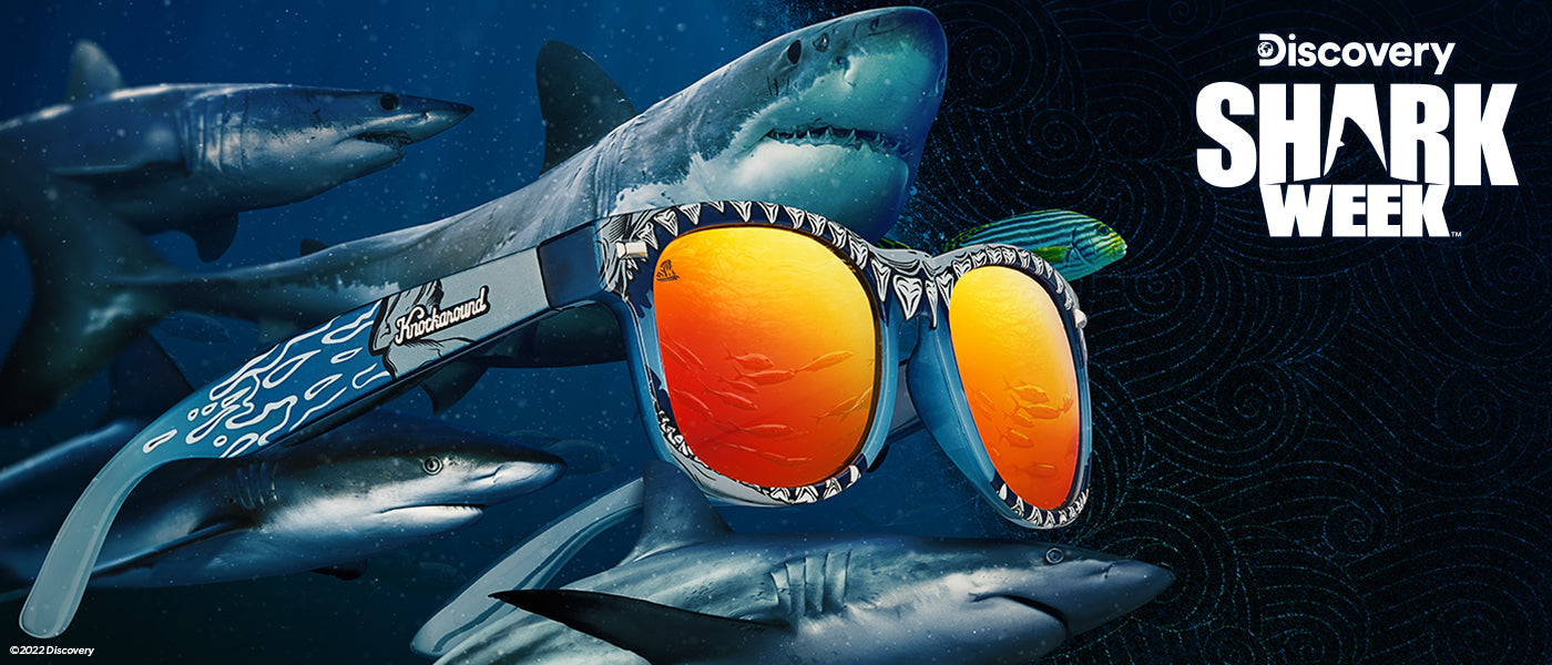 シャーク frag shark Shark Week Fort Knocks 2022 - Polarized Sunglasses