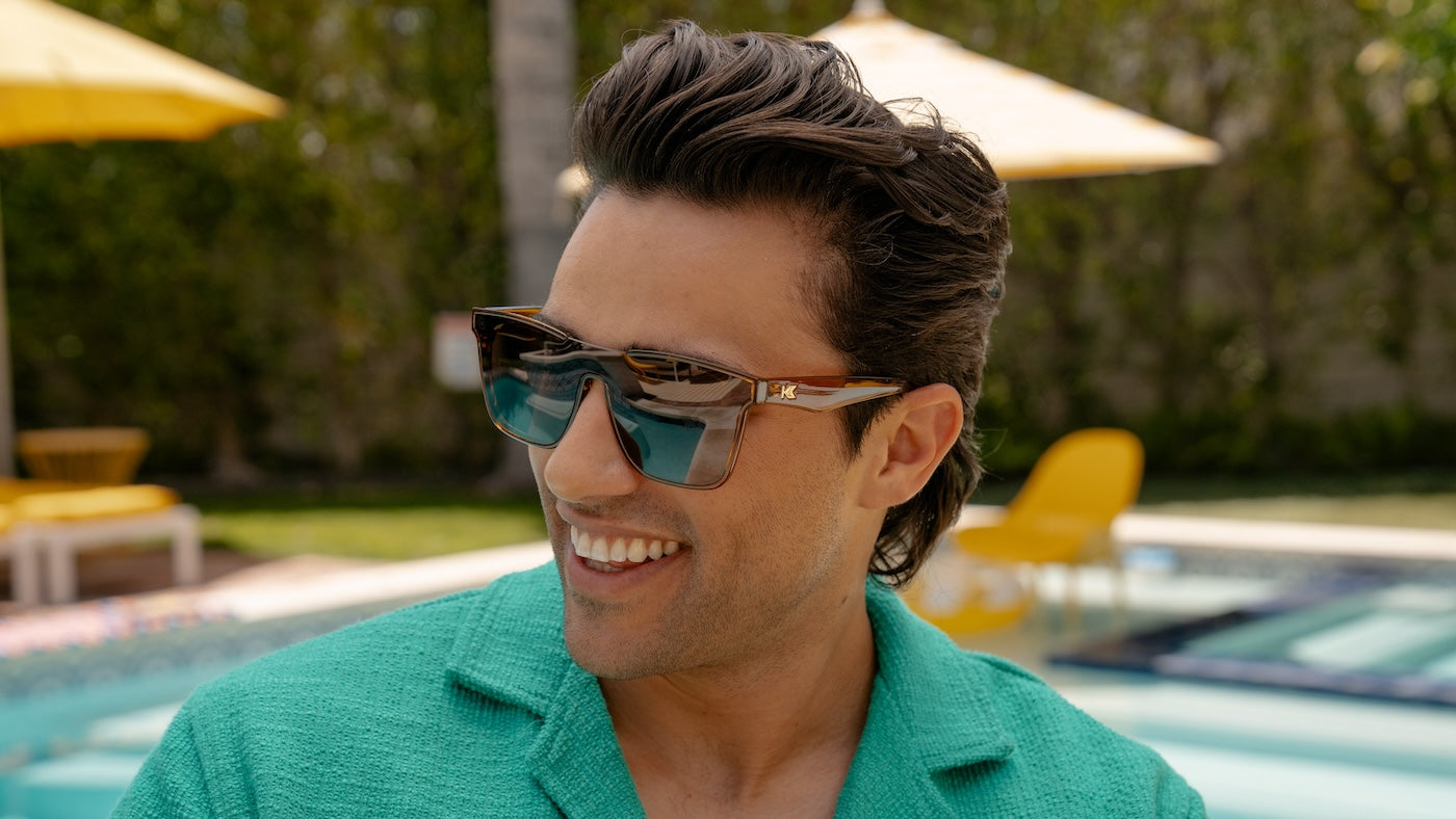 Male wearing Rio Afters sunglasses