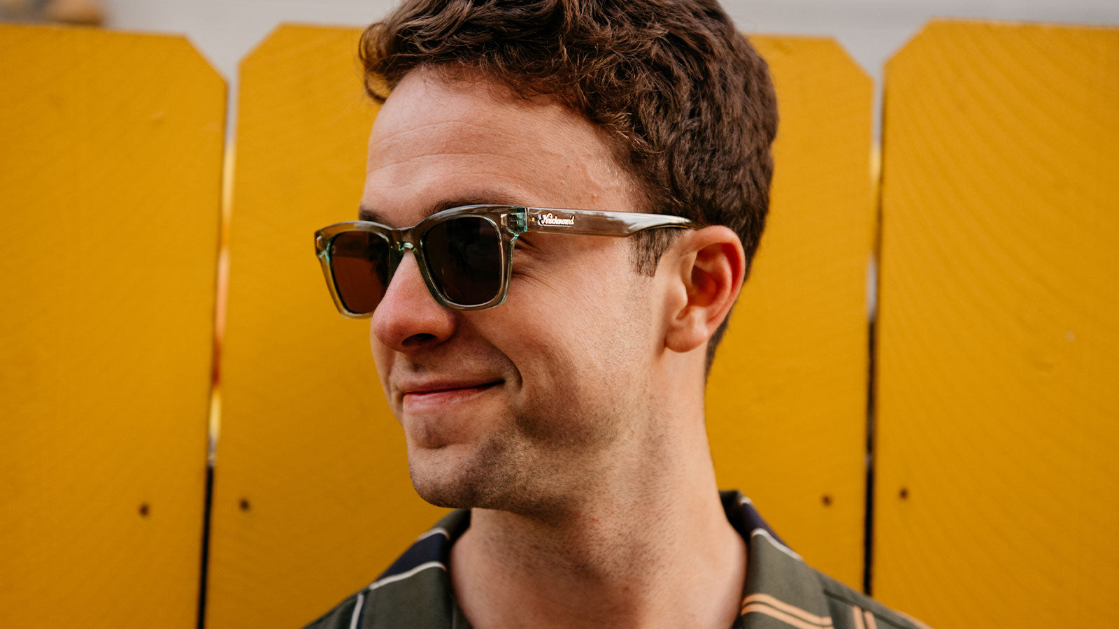 Man wearing sunglasses