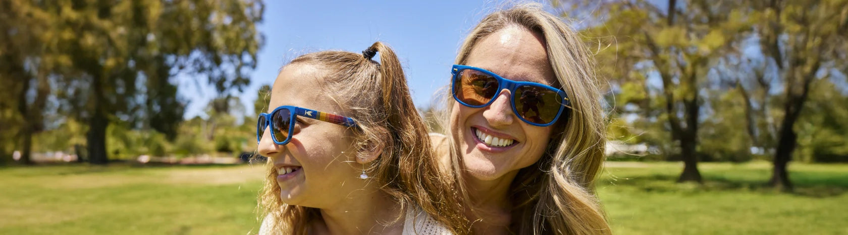 Women and Girl wearing Dockside Sunglasses