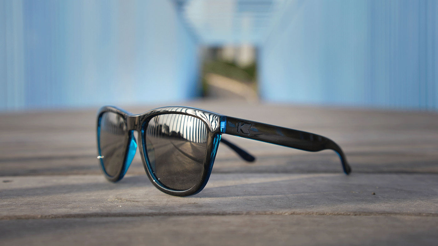Knockaround Premiums Sunglasses Black / Polarized Moonshine