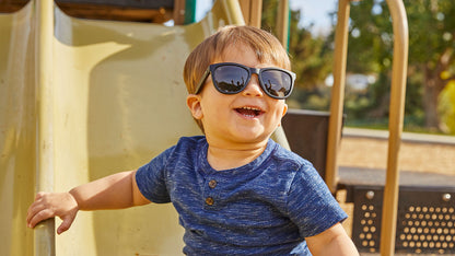 Kids wearing Black on Black Kids Premiums Sunglasses