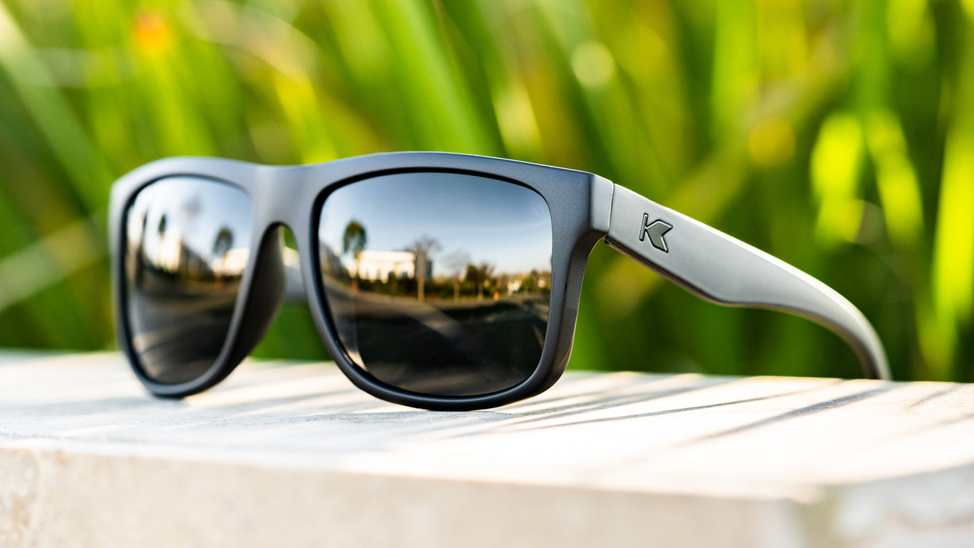 Lifestyle photo of Black on Black Torrey Pines Sunglasses