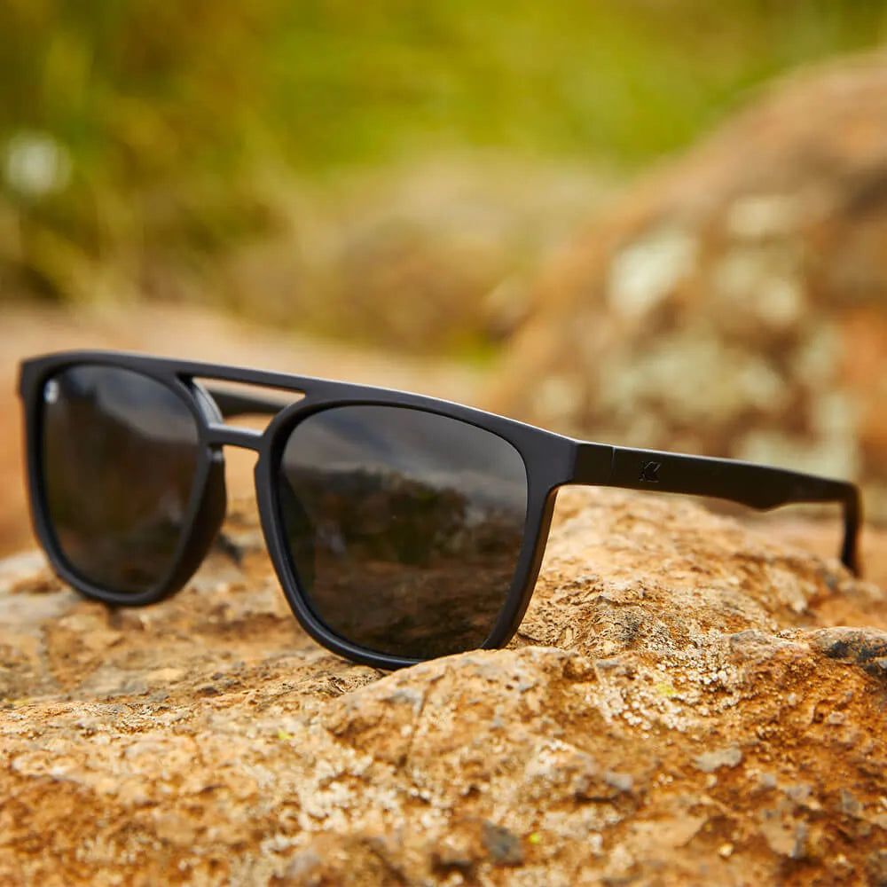 LIfestyle photo of Black on Black Brightsides Sunglasses