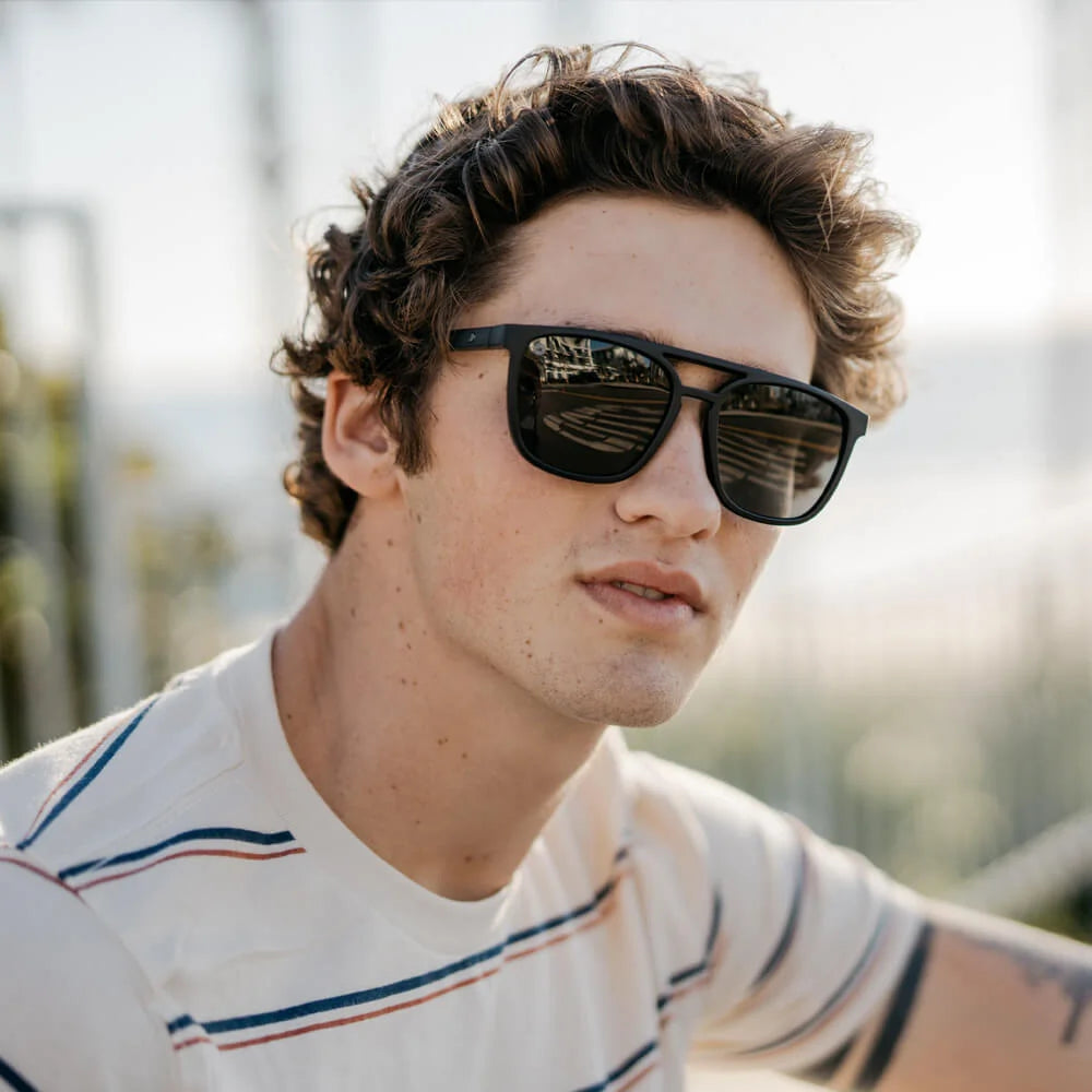 Men wearing Black on Black Brightsides Sunglasses