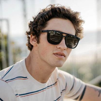 Men wearing Black on Black Brightsides Sunglasses