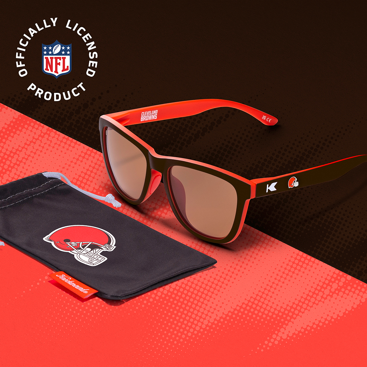 Cleveland Browns Premiums Sport Sunglasses Mobile Banner