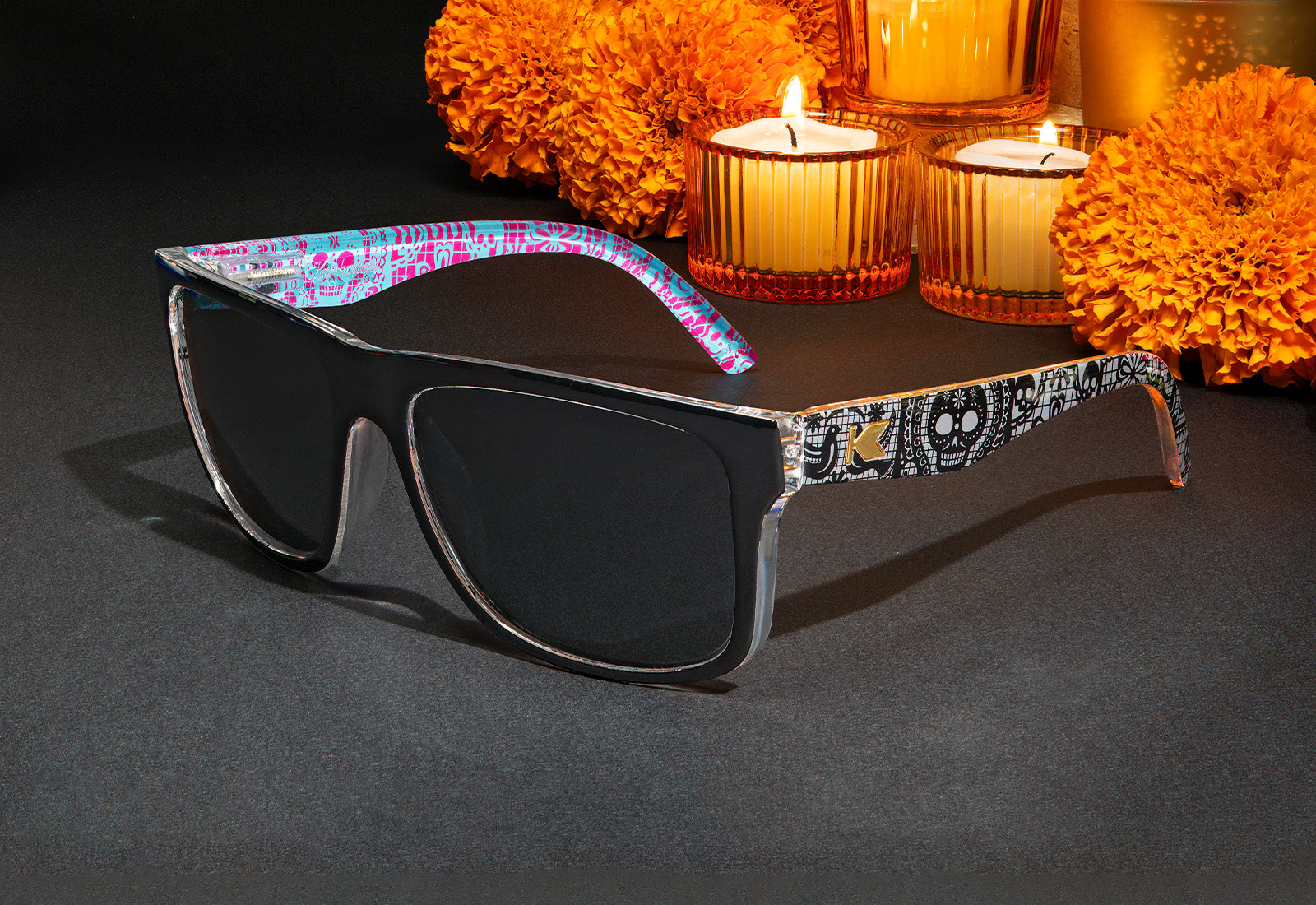 Knockaround Dia De Los Muertos Torrey Pines Sunglasses, Lifestyle