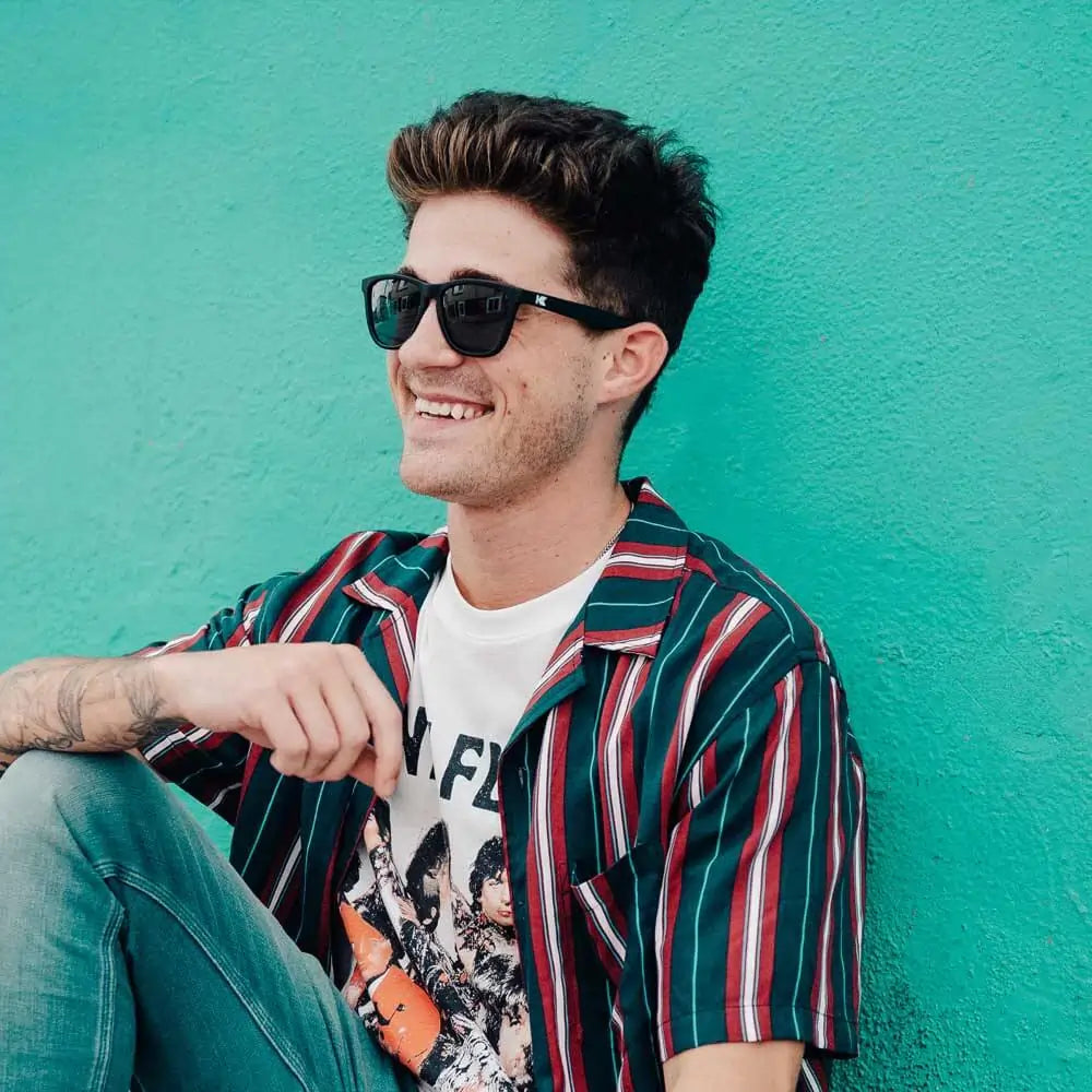 Men wearing Black / Smoke Classics Sunglasses
