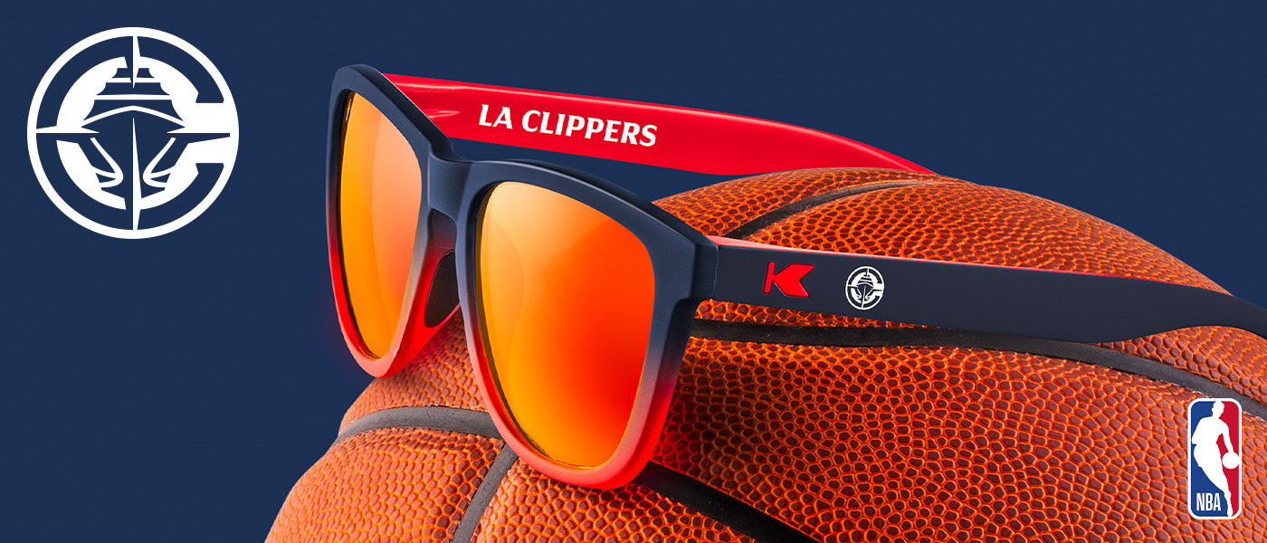 Knockaround x NBA. LA Clippers Product Desktop Page