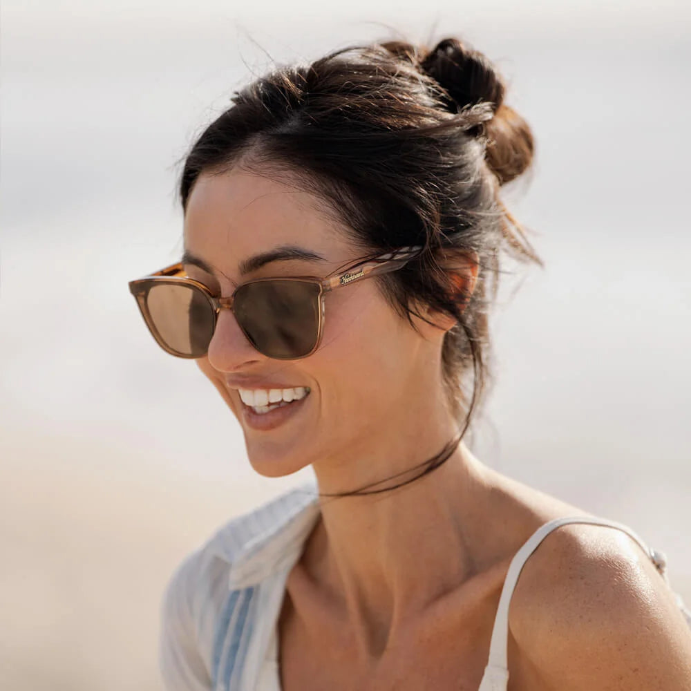 Woman wearing Rio Cloud Catchers sunglasses